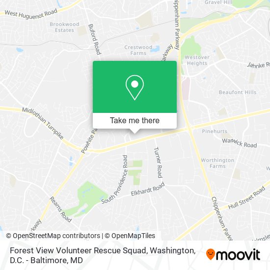 Forest View Volunteer Rescue Squad map