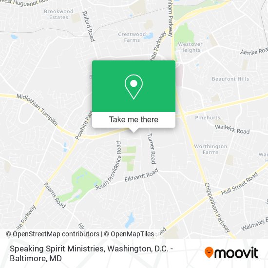 Speaking Spirit Ministries map