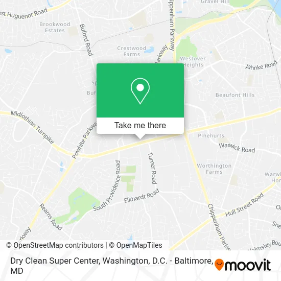 Dry Clean Super Center map