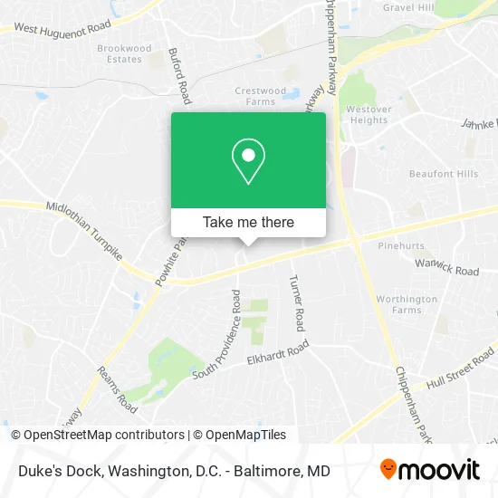Duke's Dock map