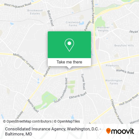 Mapa de Consolidated Insurance Agency