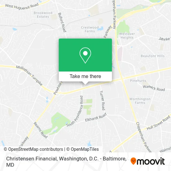 Christensen Financial map