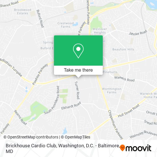 Brickhouse Cardio Club map