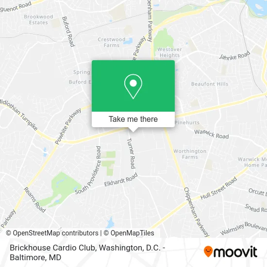 Brickhouse Cardio Club map
