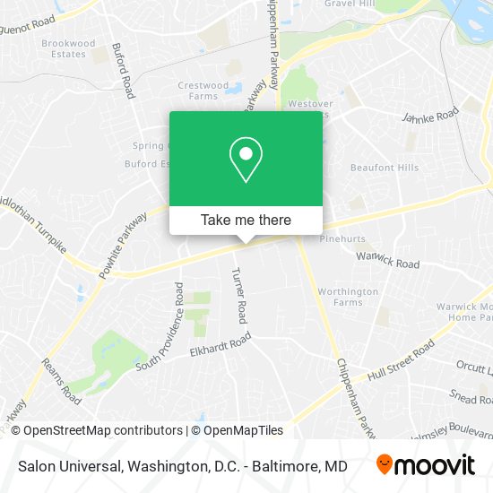 Salon Universal map