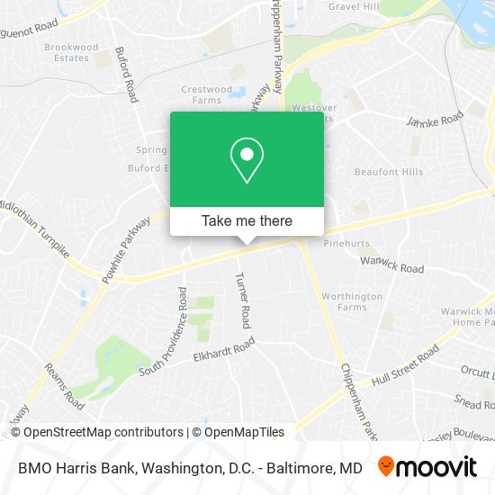 BMO Harris Bank map