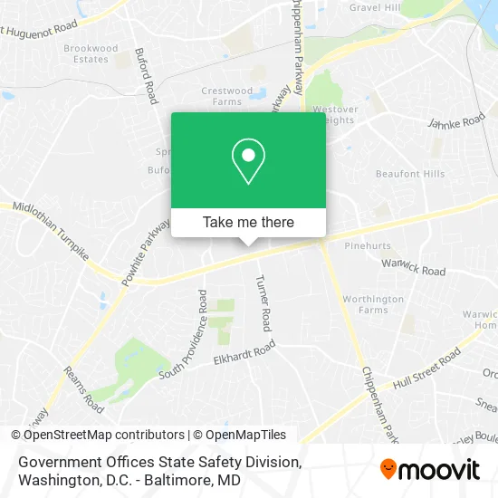 Government Offices State Safety Division map