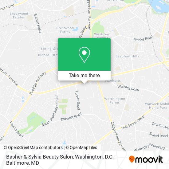 Basher & Sylvia Beauty Salon map