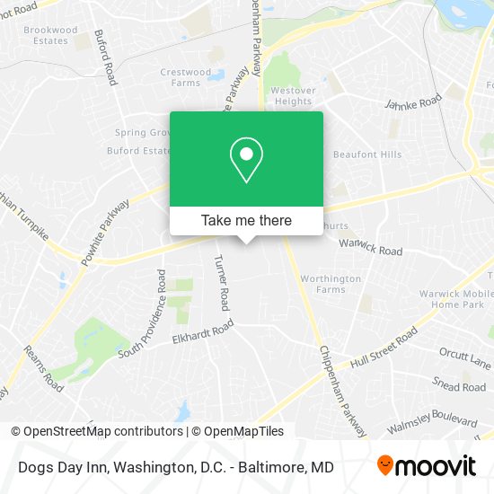 Mapa de Dogs Day Inn