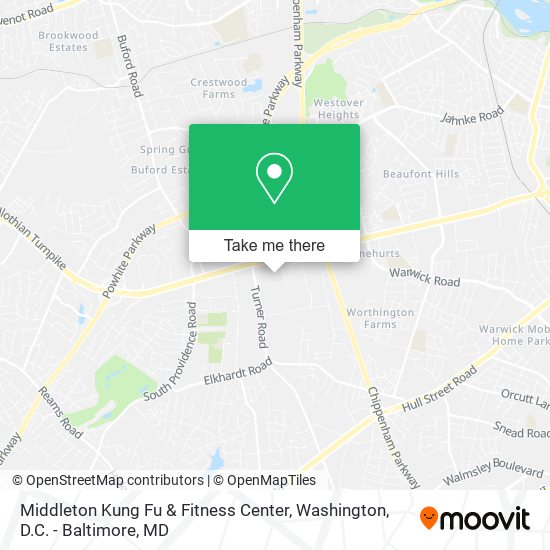 Mapa de Middleton Kung Fu & Fitness Center