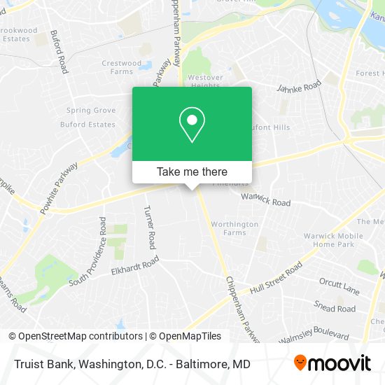 Truist Bank map