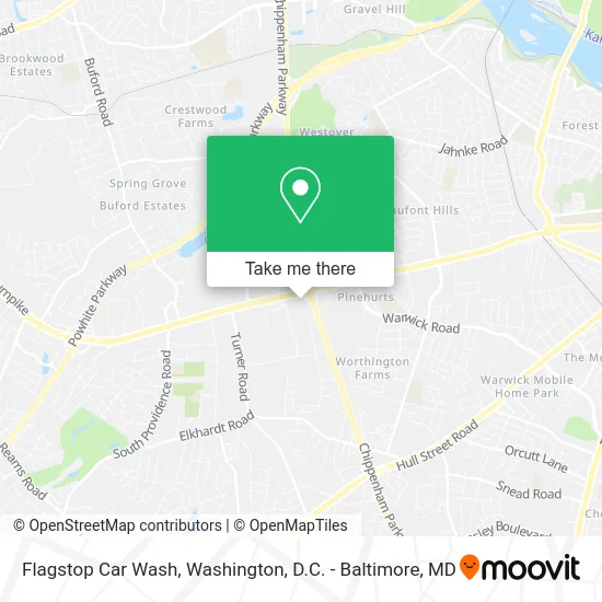 Flagstop Car Wash map