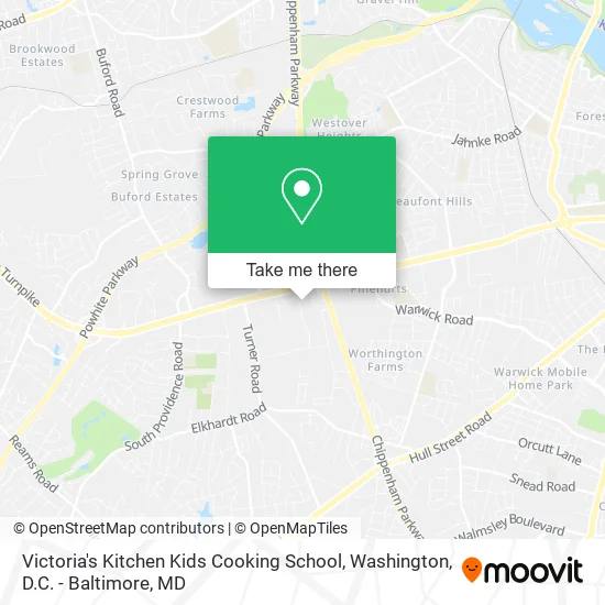 Victoria's Kitchen Kids Cooking School map