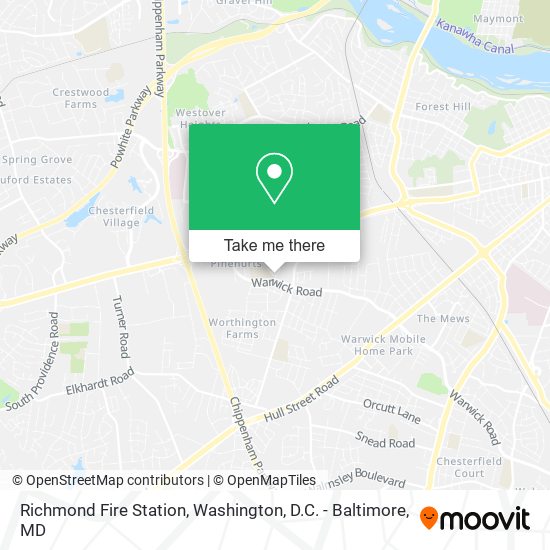 Mapa de Richmond Fire Station