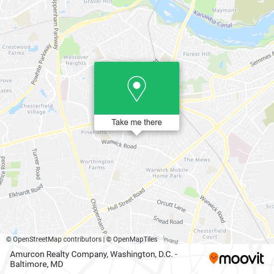 Amurcon Realty Company map