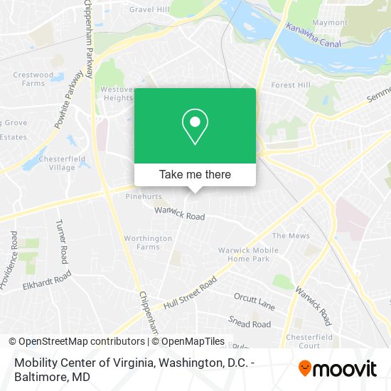Mapa de Mobility Center of Virginia