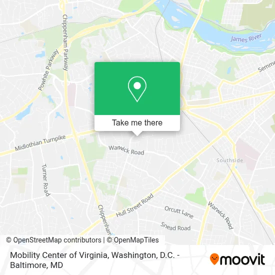 Mobility Center of Virginia map