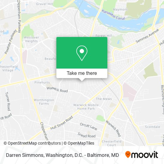 Darren Simmons map