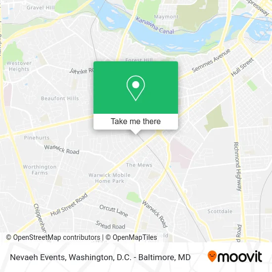 Nevaeh Events map