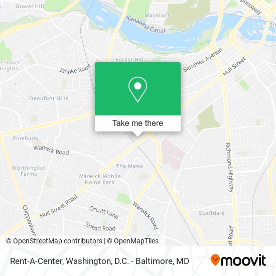 Rent-A-Center map