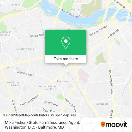 Mike Fisher - State Farm Insurance Agent map