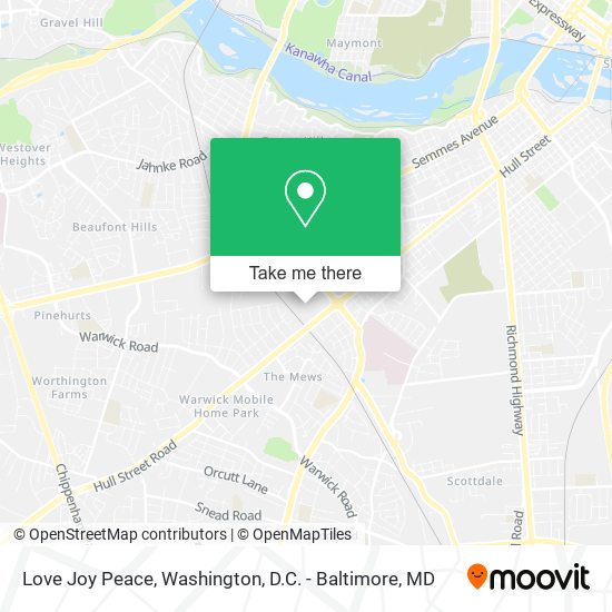 Love Joy Peace map