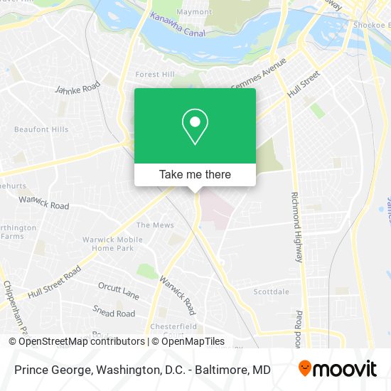 Prince George map