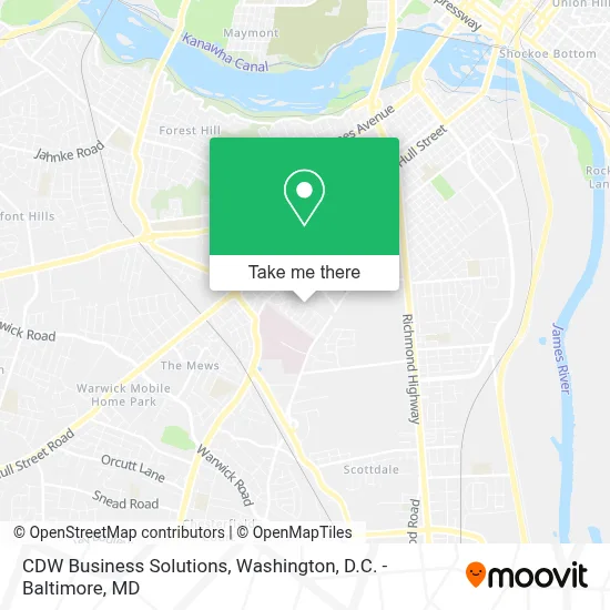 CDW Business Solutions map