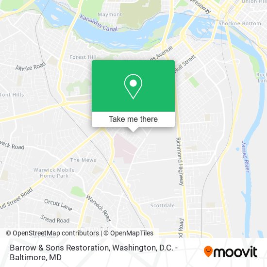 Barrow & Sons Restoration map