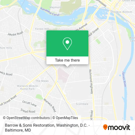 Barrow & Sons Restoration map