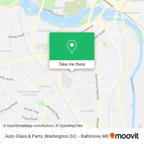 Mapa de Auto Glass & Parts