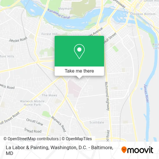 La Labor & Painting map