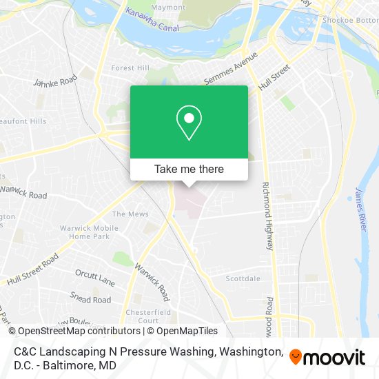 Mapa de C&C Landscaping N Pressure Washing