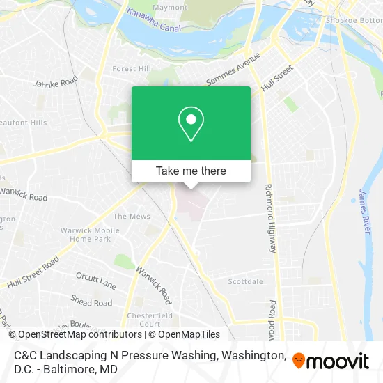 C&C Landscaping N Pressure Washing map