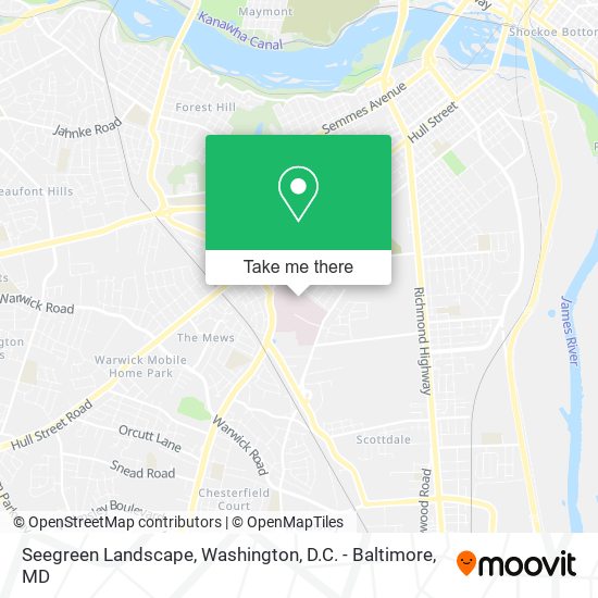 Seegreen Landscape map