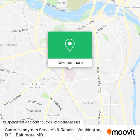 Sam's Handyman Service's & Repair's map
