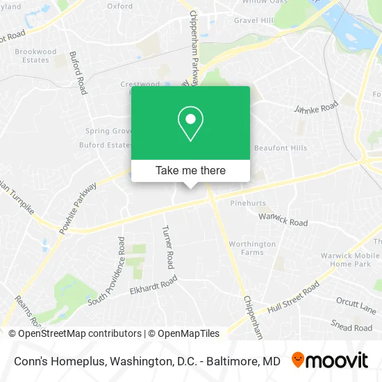 Conn's Homeplus map