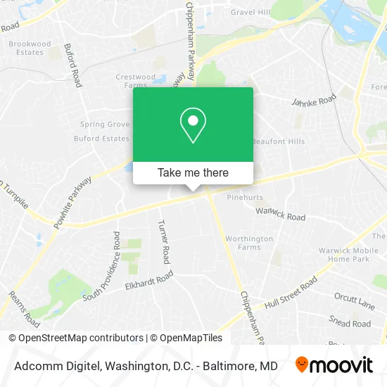 Adcomm Digitel map