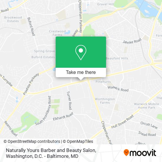 Naturally Yours Barber and Beauty Salon map