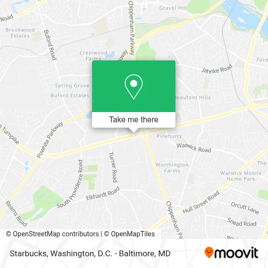 Starbucks map