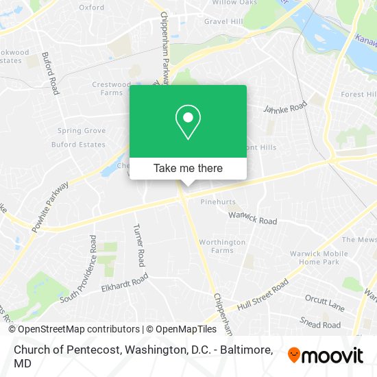Mapa de Church of Pentecost