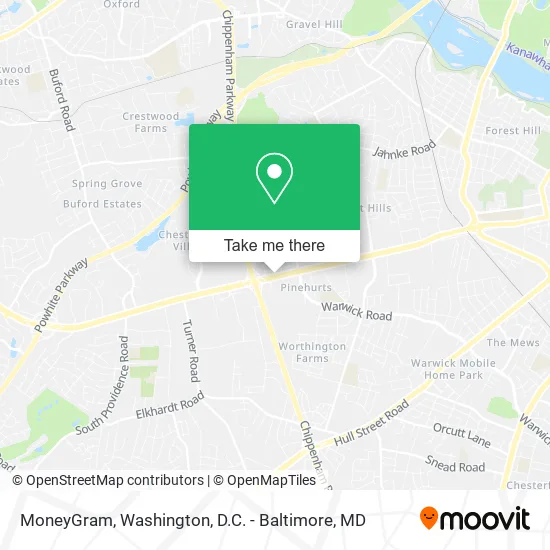 MoneyGram map