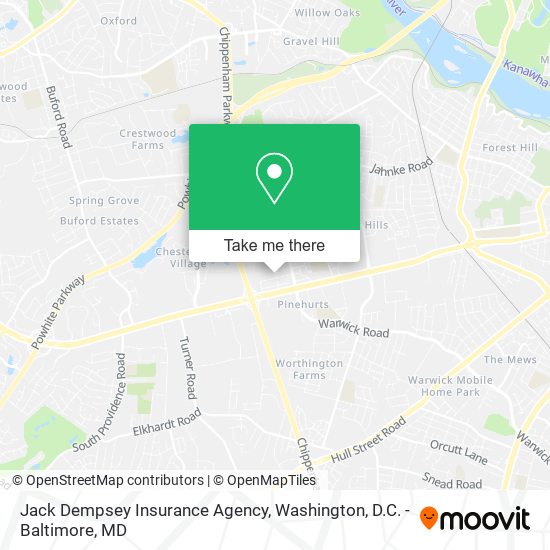 Jack Dempsey Insurance Agency map