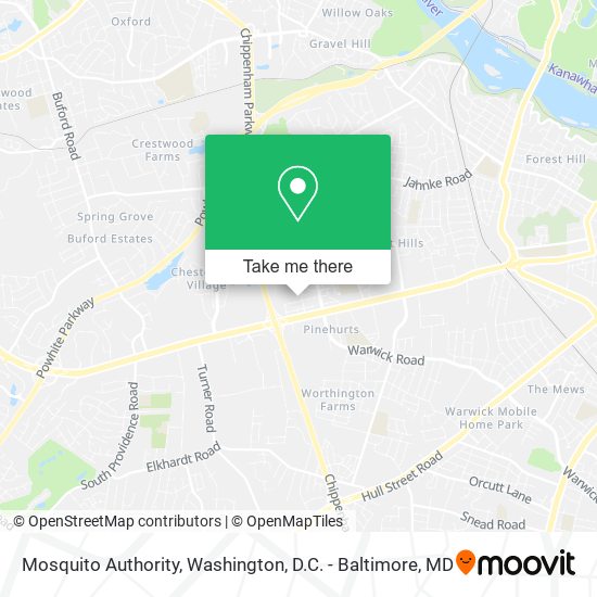 Mosquito Authority map