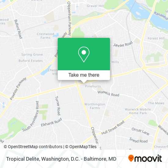 Tropical Delite map