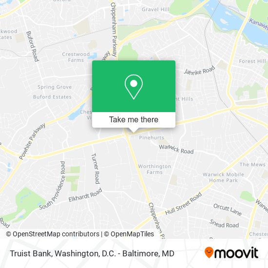 Truist Bank map