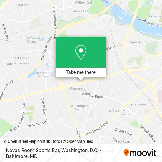 Mapa de Novas Room Sports Bar