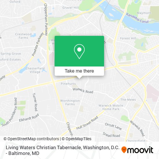 Living Waters Christian Tabernacle map