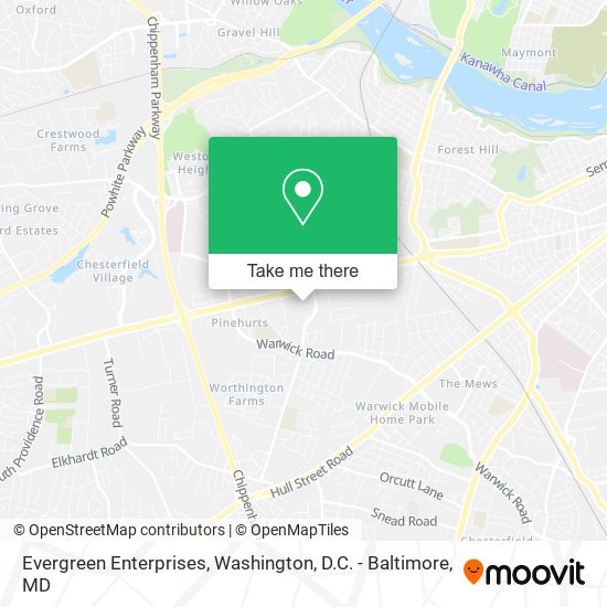 Evergreen Enterprises map