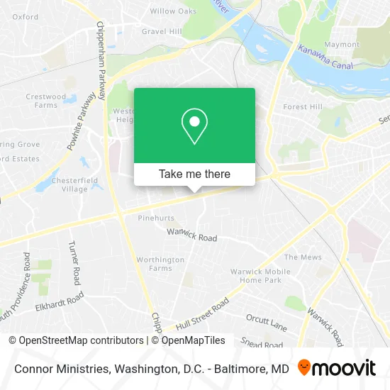 Connor Ministries map